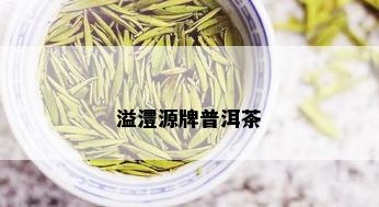 溢澧源牌普洱茶