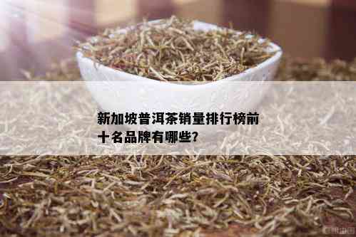 新加坡普洱茶销量排行榜前十名品牌有哪些？