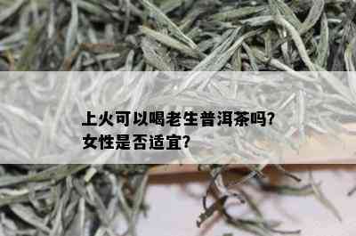 上火可以喝老生普洱茶吗？女性是否适宜？