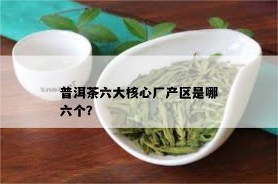 普洱茶六大核心厂产区是哪六个？