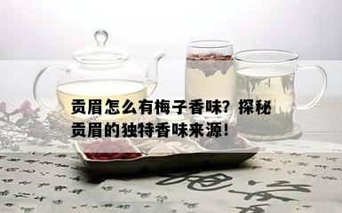 贡眉怎么有梅子香味？探秘贡眉的独特香味来源！