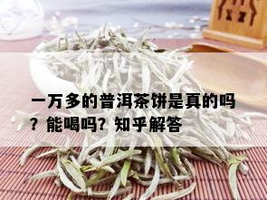 一万多的普洱茶饼是真的吗？能喝吗？知乎解答