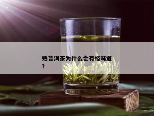 熟普洱茶为什么会有怪味道？