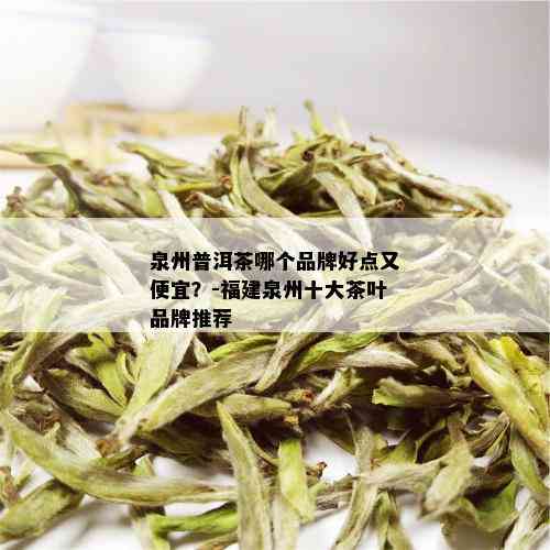 泉州普洱茶哪个品牌好点又便宜？-福建泉州十大茶叶品牌推荐