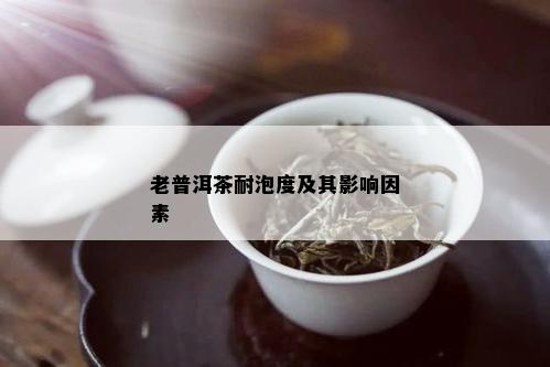 老普洱茶耐泡度及其影响因素