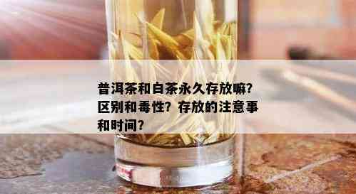 普洱茶和白茶永久存放嘛？区别和性？存放的注意事和时间？