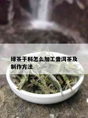 绿茶干料怎么加工普洱茶及制作方法