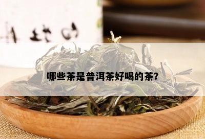 哪些茶是普洱茶好喝的茶？