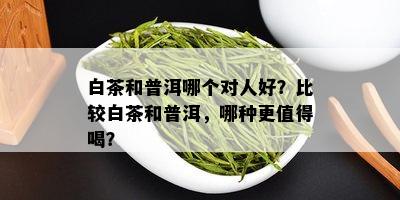 白茶和普洱哪个对人好？比较白茶和普洱，哪种更值得喝？