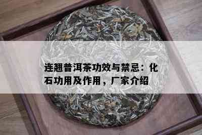 连翘普洱茶功效与禁忌：化石功用及作用，厂家介绍