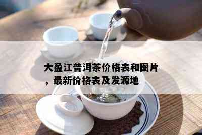 大盈江普洱茶价格表和图片，最新价格表及发源地