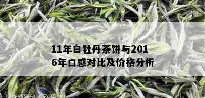 11年白牡丹茶饼与2016年口感对比及价格分析