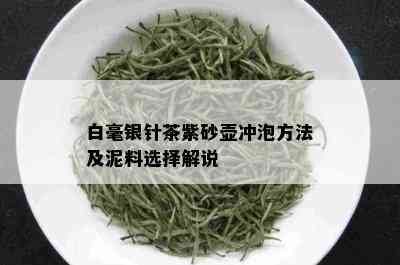 白毫银针茶紫砂壶冲泡方法及泥料选择解说