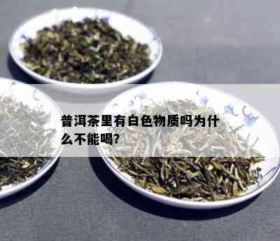 普洱茶里有白色物质吗为什么不能喝？