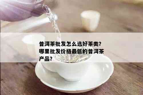 普洱茶批发怎么选好茶类？哪里批发价格更低的普洱茶产品？