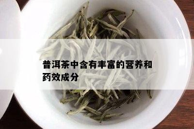 普洱茶中含有丰富的营养和效成分