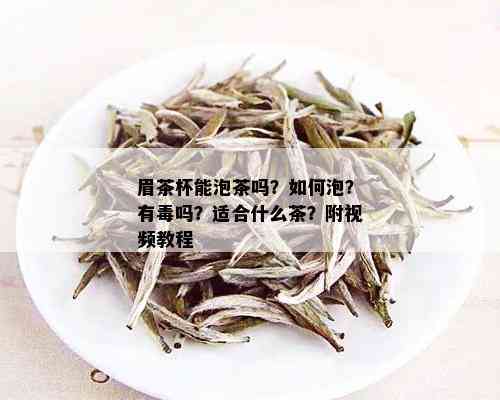 眉茶杯能泡茶吗？如何泡？有吗？适合什么茶？附视频教程