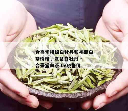 合熹堂特级白牡丹和福鼎白茶价格，熹茗白牡丹 - 合熹堂白茶350g售价