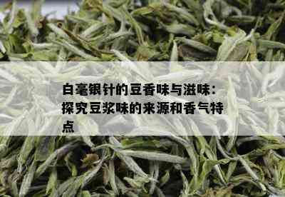 白毫银针的豆香味与滋味：探究豆浆味的来源和香气特点