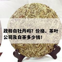 政和白牡丹吗？价格、茶叶公司及白茶多少钱！