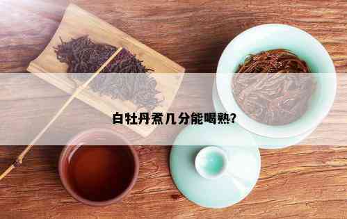 白牡丹煮几分能喝熟？