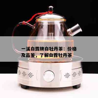 一溪白露牌白牡丹茶：价格及品鉴，了解白露牡丹茶