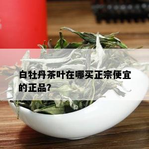 白牡丹茶叶在哪买正宗便宜的正品？