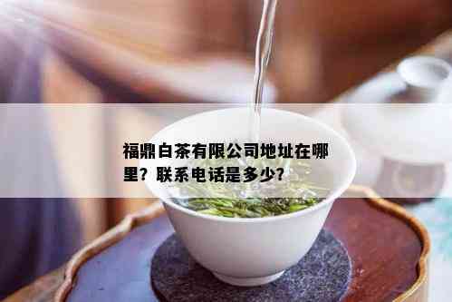 福鼎白茶有限公司地址在哪里？联系电话是多少？