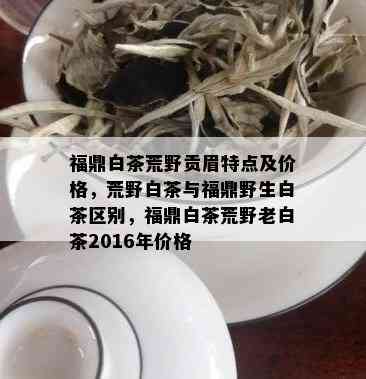 福鼎白茶荒野贡眉特点及价格，荒野白茶与福鼎野生白茶区别，福鼎白茶荒野老白茶2016年价格