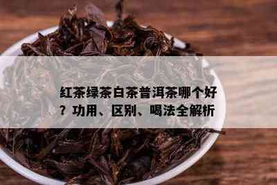 红茶绿茶白茶普洱茶哪个好？功用、区别、喝法全解析