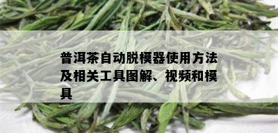 普洱茶自动脱模器使用方法及相关工具图解、视频和模具