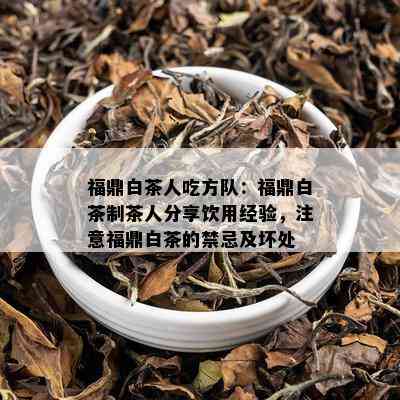 福鼎白茶人吃方队：福鼎白茶制茶人分享饮用经验，注意福鼎白茶的禁忌及坏处