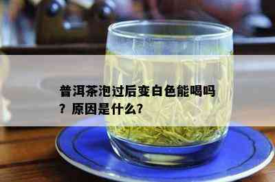 普洱茶泡过后变白色能喝吗？原因是什么？