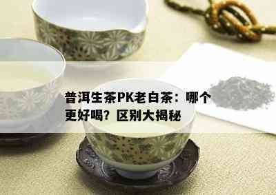 普洱生茶PK老白茶：哪个更好喝？区别大揭秘