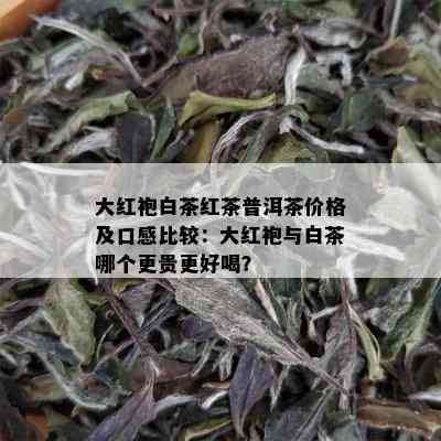 大红袍白茶红茶普洱茶价格及口感比较：大红袍与白茶哪个更贵更好喝？