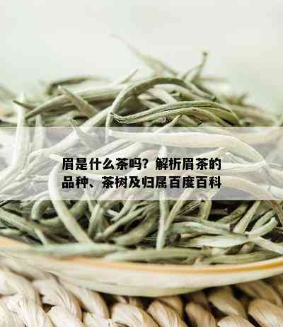 眉是什么茶吗？解析眉茶的品种、茶树及归属百度百科