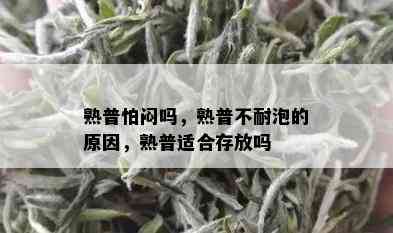 熟普怕闷吗，熟普不耐泡的原因，熟普适合存放吗