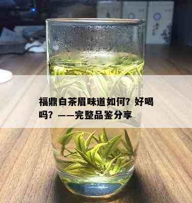 福鼎白茶眉味道如何？好喝吗？——完整品鉴分享