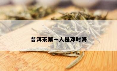 普洱茶之一人是邓时海