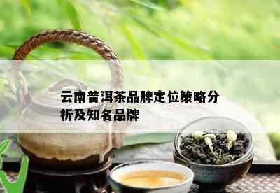 云南普洱茶品牌定位策略分析及知名品牌