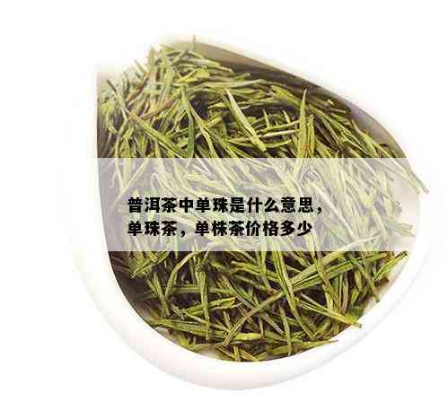 普洱茶中单珠是什么意思，单珠茶，单株茶价格多少