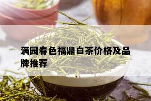 满园春色福鼎白茶价格及品牌推荐