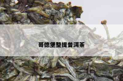 哥德堡整提普洱茶