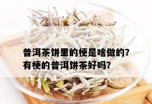 普洱茶饼里的梗是啥做的？有梗的普洱饼茶好吗？