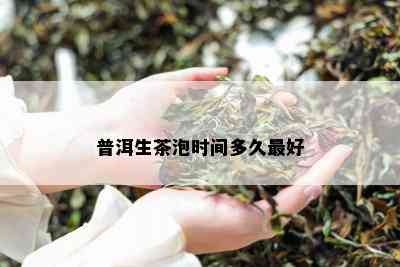 普洱生茶泡时间多久更好