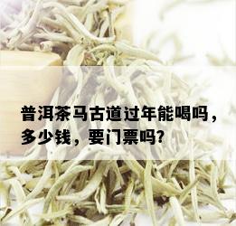 普洱茶马古道过年能喝吗，多少钱，要门票吗？