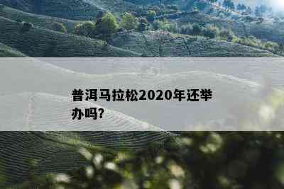 普洱马拉松2020年还举办吗？