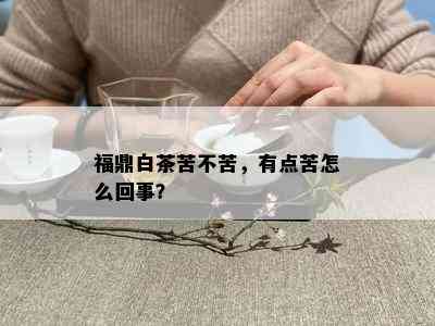 福鼎白茶苦不苦，有点苦怎么回事？