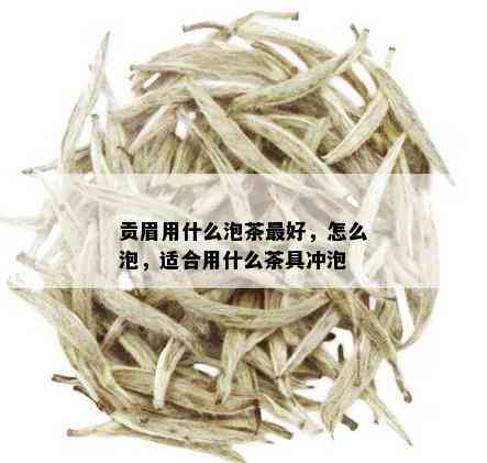 贡眉用什么泡茶更好，怎么泡，适合用什么茶具冲泡