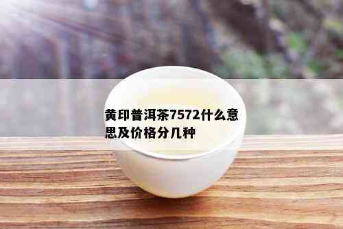 黄印普洱茶7572什么意思及价格分几种